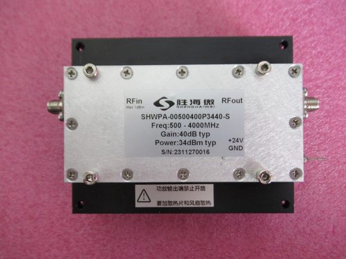 0.5-4GHz40dB34dBm功率放大器