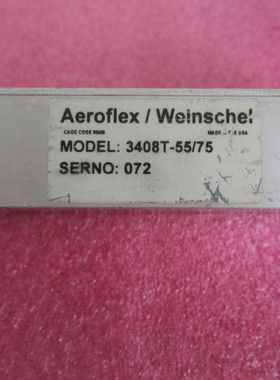 3408T-55/75 Weinschel DC-7GHz 0-55.75dB 射频程控步进衰减器