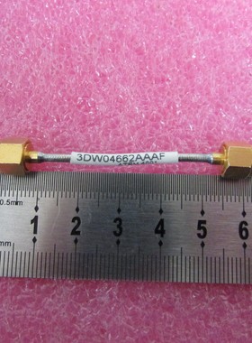进口 3DW04662AAAFDC-18GHz 6.5cm SMA公射频同轴半柔电缆跳线