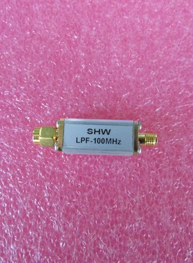 全新 LPF-100MHz DC- 100MHz?SMA 射频微波同轴低通滤波器