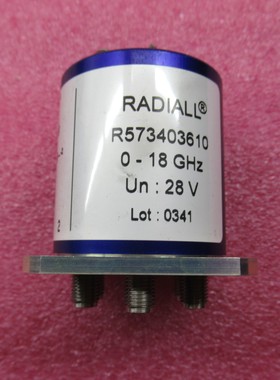 Radiall R573403610 0-18GHz 28V SP6T SMA 240W 射频同轴开关