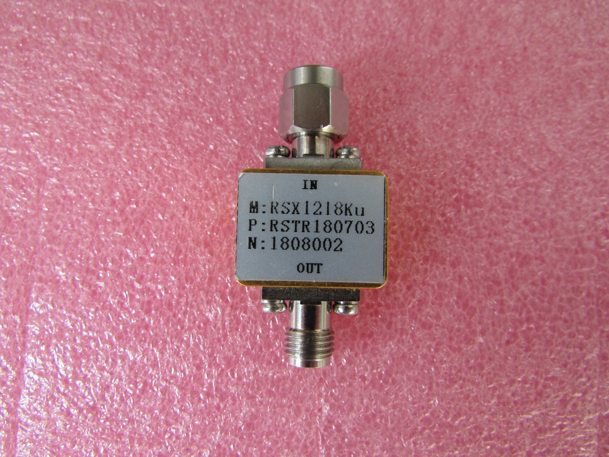 进口 rstr180703 rsx1218ku sma 2-20ghz 射频微波限幅器