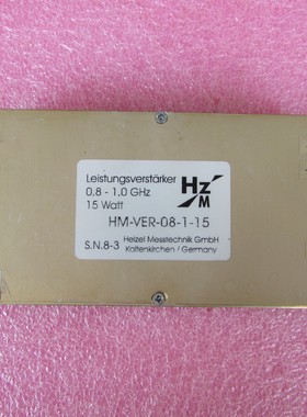 进口HM-VER-08-1-15 800-1000MHz 15W 20dB射频微波功率放大器