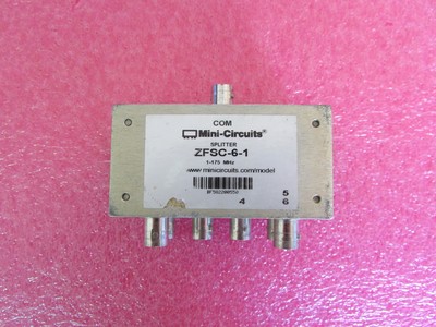 ZFSC-6-1+ 1-175MHz Mini-circuits BNC  一分六 射频同轴功分器