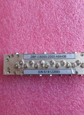 ZBF-C6000-2000-A6440B 中心频率6GHz 5-7GHz 射频同轴带通滤波器