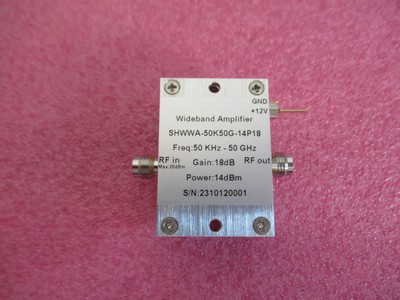 50KHz-50GHz18dB增益14dBm放大器
