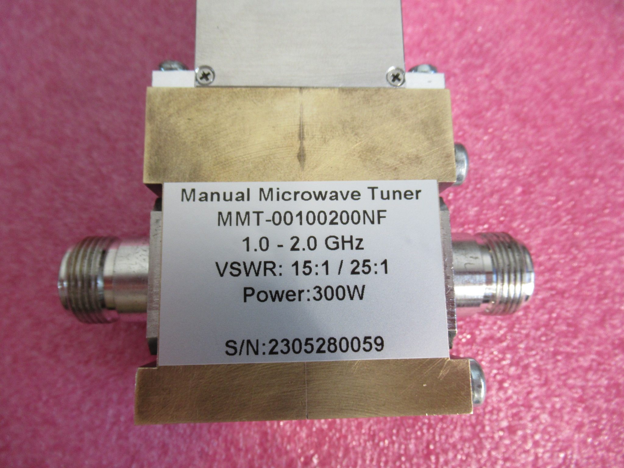 1-2GHz L波段 300W N母 VSWR：15:1/25:1 射频驻波Tuner调谐器