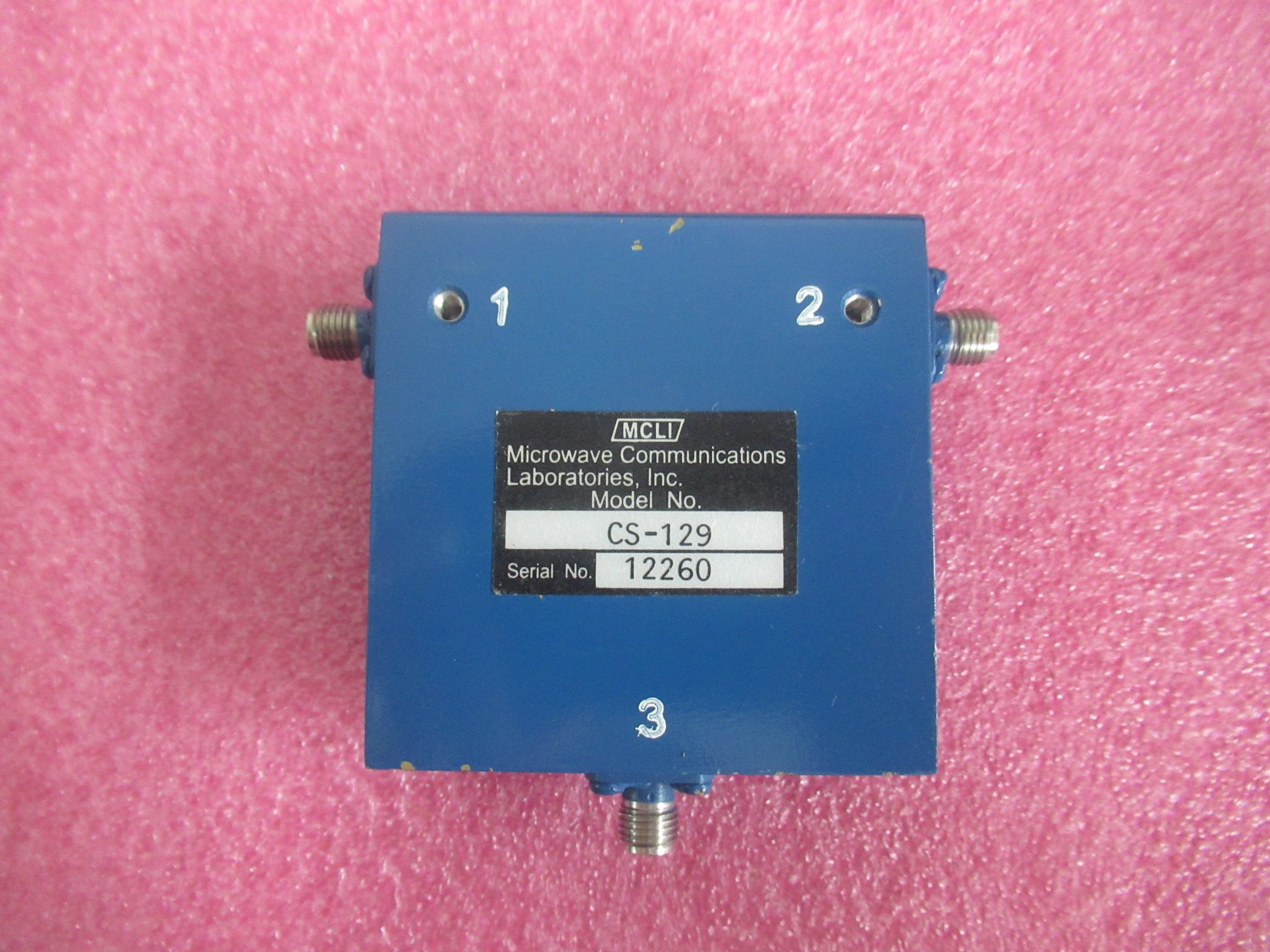 MCLICS-1291.4-2.8GHz同轴环形器