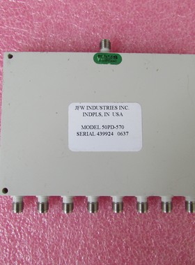 JFW 50PD-570 800-2400MHz SMA母8路5W射频一分八功率功功分器