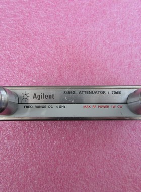 HP进口8495G DC-4GHz70dB10dB步进 N母24V RF射频程控电控衰减器
