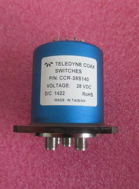 TELEDYNE进口 CCR-38S140 DC-18GHz 28V SP4T 射频微波 同轴开关