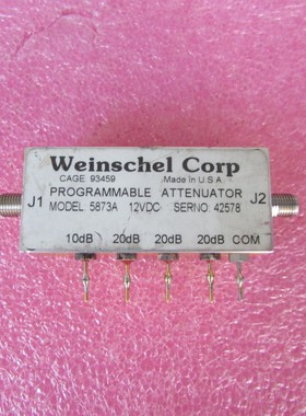 5873A Weinschel进口DC-4GHz 0-70dB SMA射频程控步进衰减器