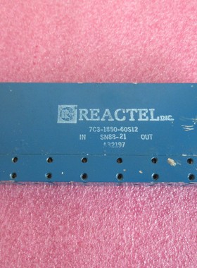 REACTEL 7C3-1850-60S12 SMA 1.81-1.88GHz 射频同轴带通滤波器