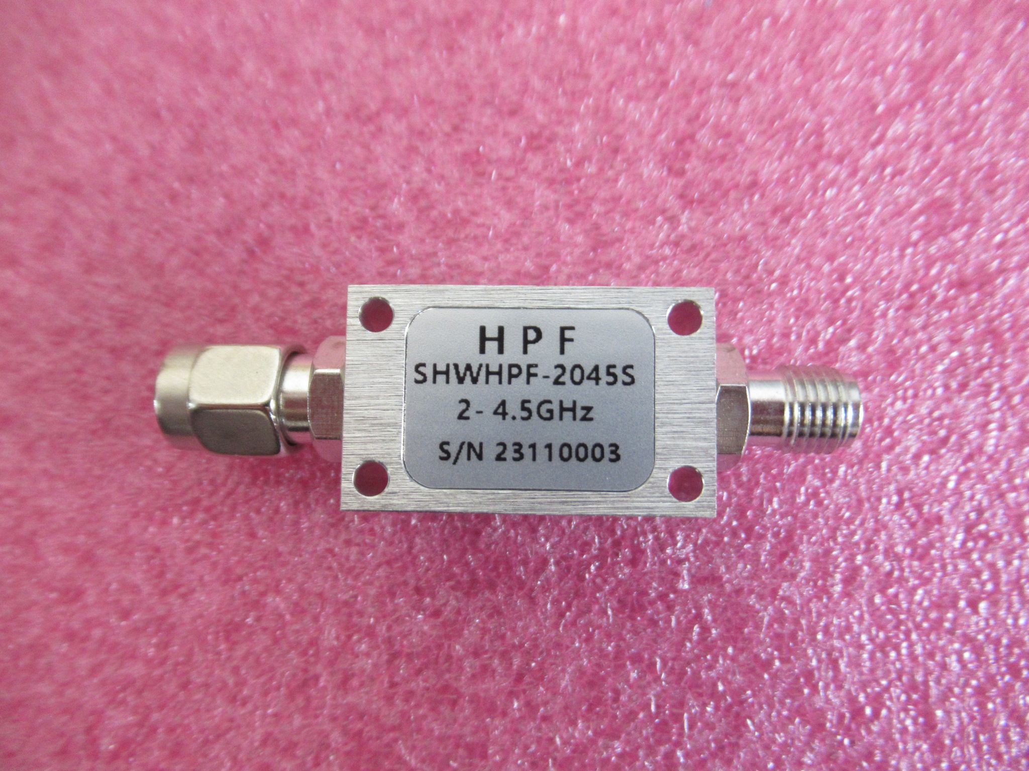 2000-4500MHz高通滤波器8W