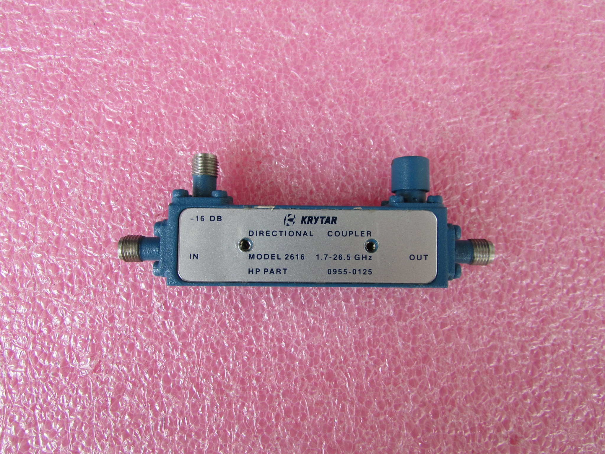 KRYTAR进口2616 1.5-26.5GHz 16dB SMA射频同轴宽带定向耦合器