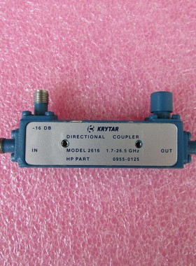 KRYTAR进口2616 1.5-26.5GHz 16dB SMA射频同轴宽带定向耦合器