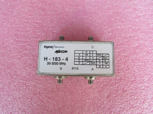 M/A-COM H-183-4 30-3000MHz 0-180度 射频微波180度电桥