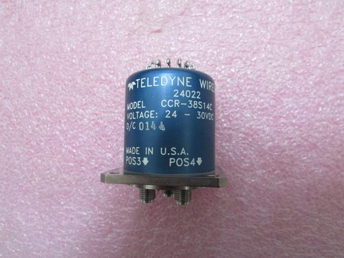 TELEDYNE  CCR-38S14C DC-18GHz 24-30V SP4T 射频微波同轴开关