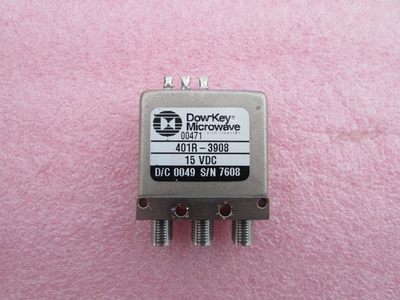 DOW-KEY 401R-3908 DC-18GHz SMA SPDT 15V 射频微波同轴开关