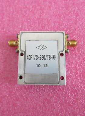 中心频率: 280MHz 带宽：8MHz SMA  276-284MHz 射频 带通滤波器