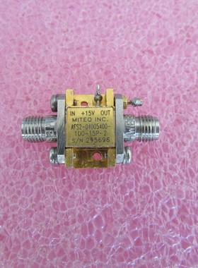 MITEQ AFS2-04005400-100-15P-2 1-6.3GHz 15dB 射频微波放大器