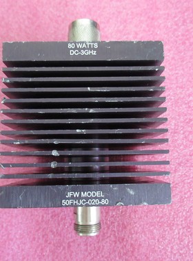 JFW 50FHJC-020-80 DC-4GHz 20dB N公-N母 80W 射频 固定衰减器