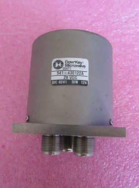 DOW-KEY进口541-430122A DC-12.4GHz N母28V SP4T射频同轴开关