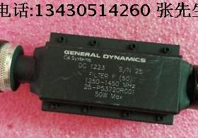美国进口 1208-1482MHz N头 RF 射频微波同轴  带通滤波器