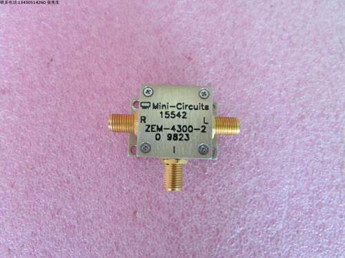 ZEM-4300-2 Mini-Circuits 300-4300MHz SMA RF 射频微波同轴宽带混频器 RF:300 - 4300 MHz LO:300 - 4300 MHz IF:DC - 1000 MHz LO Power:13dBm