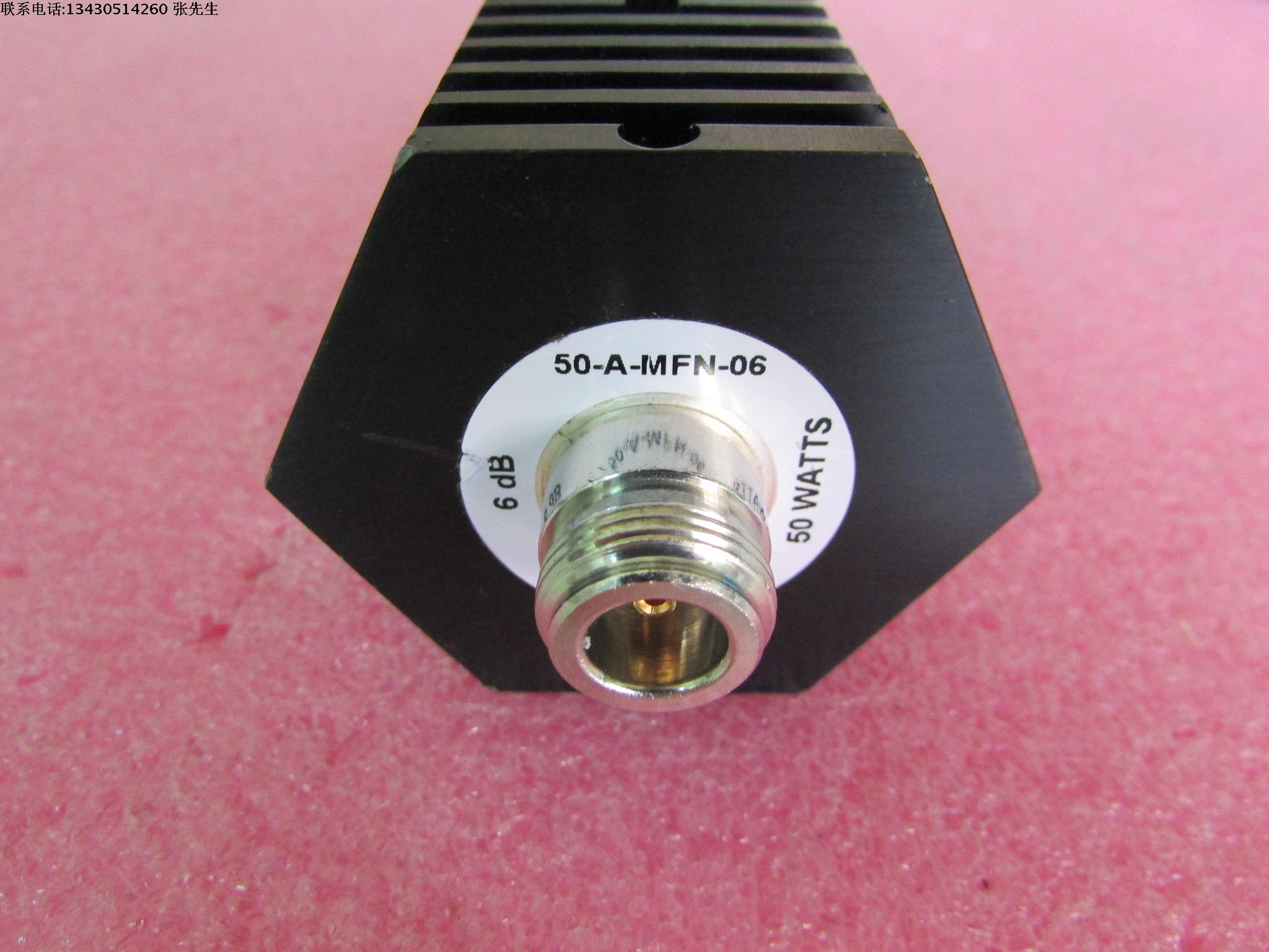 量: 6dB 频      率：DC-3GHz  接       头：N公-N母 功       率：50W /瓦