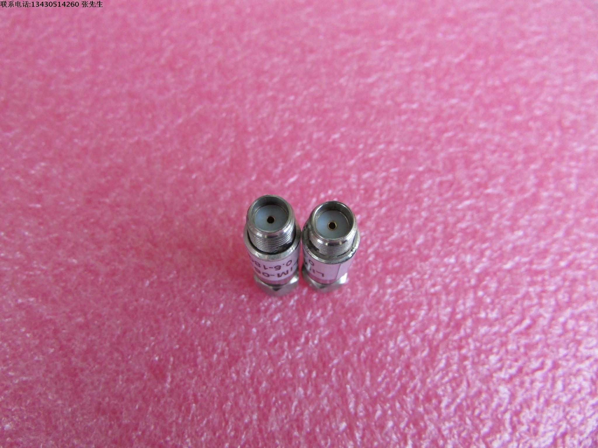 LIM-05-20  LIMITER 0.5-20GHZ 射频微波同轴限幅器 实际测试数据 FREQ: 0.5-20GHz Ins.Loss:  <4.0dB Limiting Threshold: +8dBm max. CW:33dBm