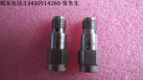 美国INMET进口 18A-6 6dB DC-18GHz 2W SMA RF 射频微波同轴固定衰减器 质量包好，包能用  可提供详细测试图  成色好 名      称：同轴固定衰减器 品      牌：INMET 型      号：18A-6 衰  减  量: 6dB 频      率：DC-1