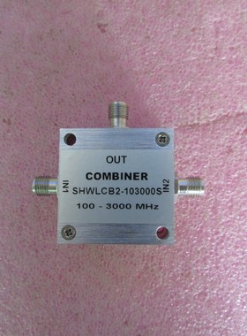 SHWLCB2-1003000S   100-3000MHz SMA射频同轴功率二合一合路器