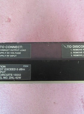 美国 Minicircuits 10-4200MHz 38dB 30dB 1W 15V SMA 放大器