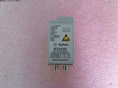 二手 Agilent 87222C DC-26.5GHz DBDP SMA射频DBDP同轴转换开关