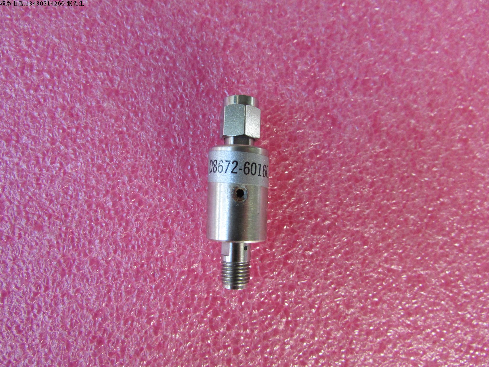 进口 08672-60160 10dB 12.4GHz 2W SMA 射频微波同轴固定衰减器 质量包好，包能用  可提供详细测试图  成色好 品      牌:  进口 型      号：08672-60160 衰  减  量: 10dB 频      率：DC-12.4GHz   接