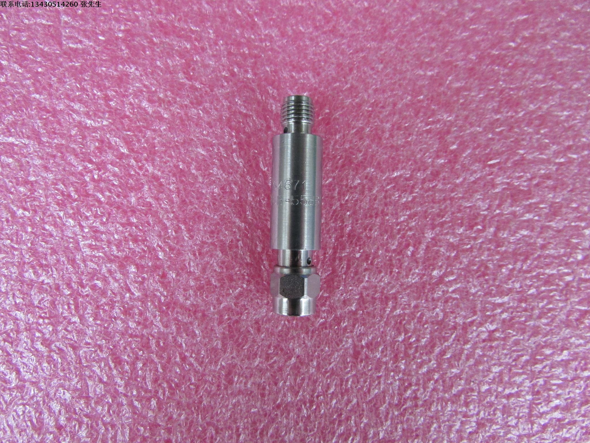 INMET进口 18B-55dB 55dB DC-18GHz 2W SMA射频微波同轴固定衰减器 质量包好，包能用 可提供详细测试图 成色好  品 牌：INMET 型 号：18B-55dB 衰 减 量: 55dB 频 率： DC-18GHz  接 头：SMA公-SMA母 功 率：2W /瓦