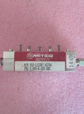 MITEQ FLT-112387  5.8-6.4GHz  SMA RF射频微波同轴带通滤波器