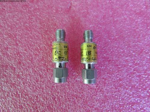 M/A-COM  2082-4418-10 10dB DC-18GHz 2W SMA RF 射频微波同轴固定衰减器 质量包好，包能用  可提供详细测试图  成色好  品      牌：M/A-COM 型      号：2082-4418-10  衰  减  量: 10dB 频      率：DC
