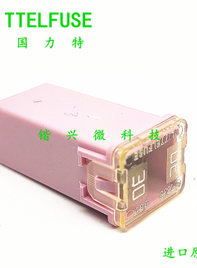 进口力特 495汽车方形保险丝0495030.ZXA 30A 32V 延时 JCASE系列