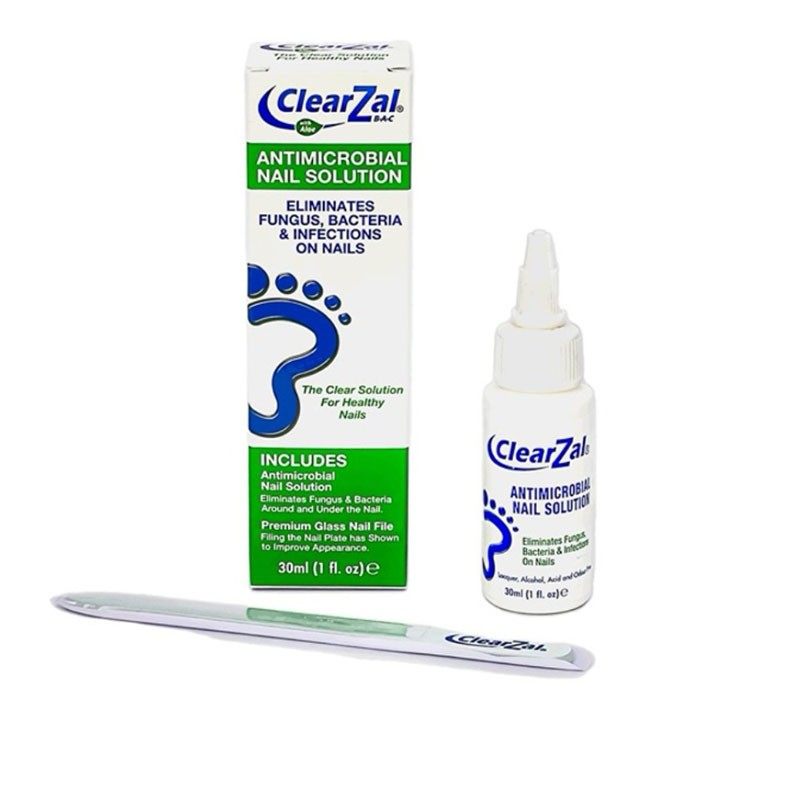 正品clearzal美版指甲修复液灰指甲灰甲修护受损甲片护理帮助生长
