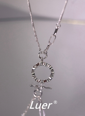 chill折纸艺术不规则项链