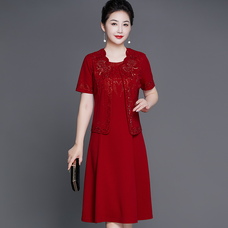 喜婆婆婚宴装2025新款高贵结婚