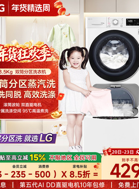 换新补贴LG双擎洗衣机13.5Kg双筒分区子母全自动内衣洗衣机 13WYW