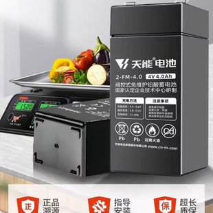 4.5AH 6V4AH 5AH蓄电池电子秤玩具电瓶 电子秤电池4V 天能优能款