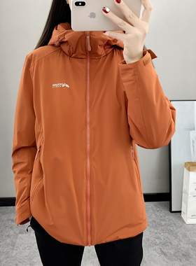 2025冬季棉衣外套女士连帽加棉冲锋衣保暖防风防水休闲户外棉服