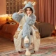 8702 Bype Bear Pocket Abricot Blue (флисовые штаны)