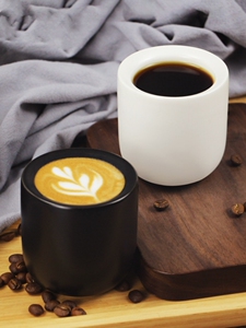 咖啡杯拿铁杯加厚陶瓷