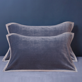 冬季保暖枕巾珊瑚绒巾加厚高档2025新款单个一只装男生枕头毛巾盖