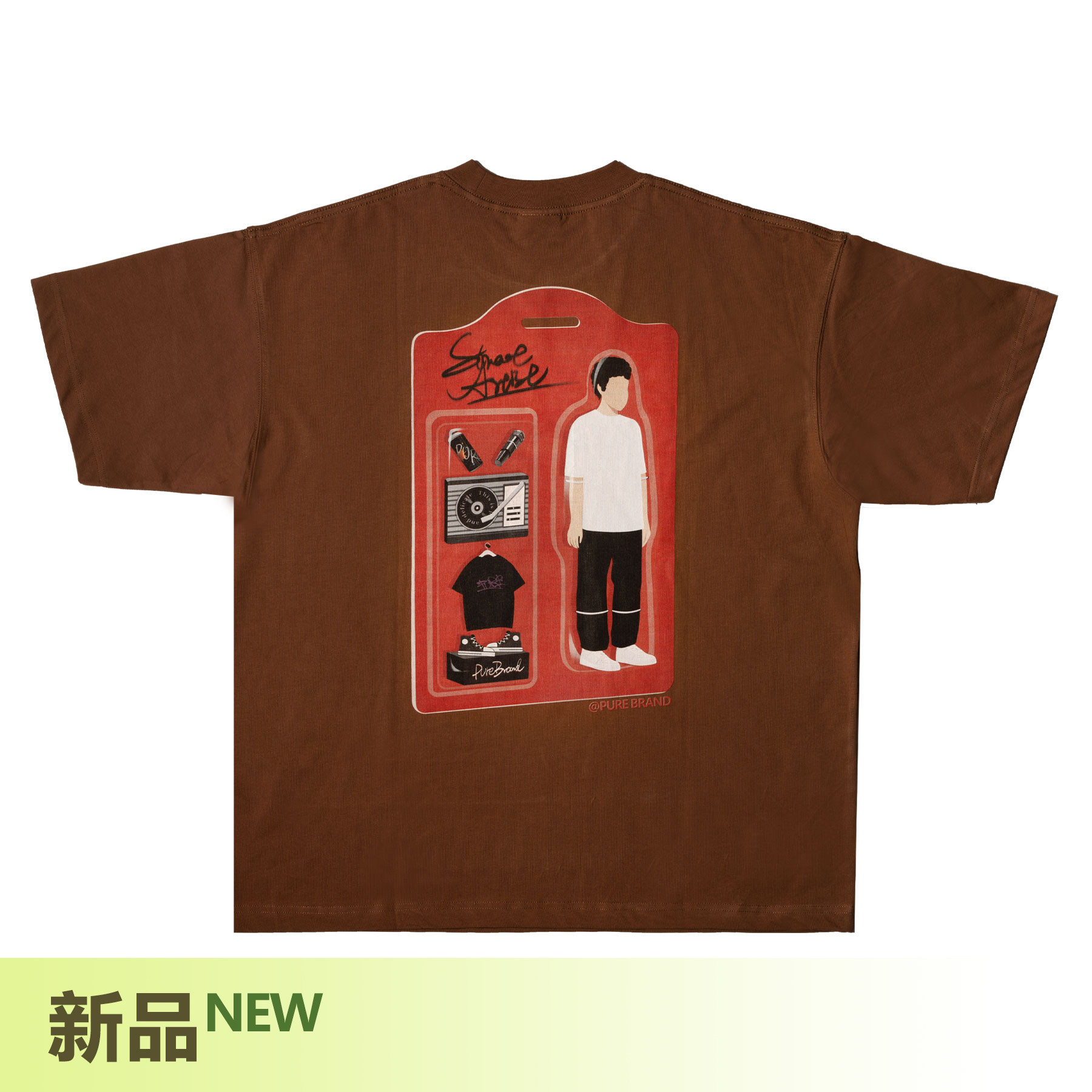 pure 2023街头艺术家 hiphop纪念街舞限定嘻哈宽松插画涂鸦时尚